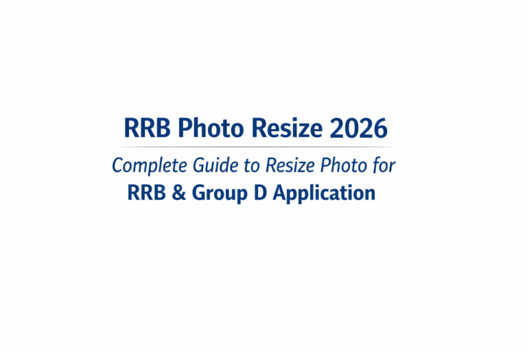 rrb photo resize