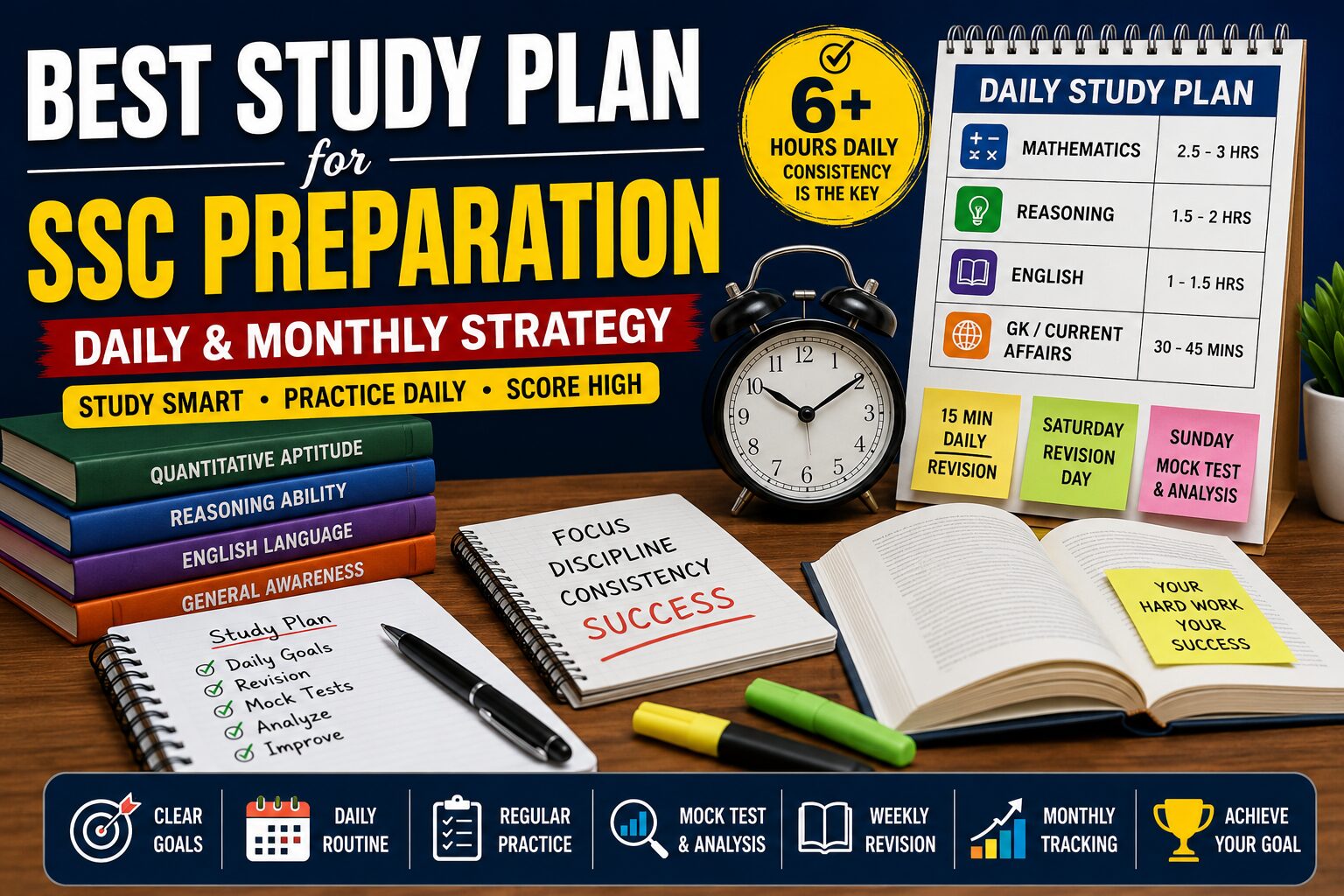 Best Study Plan for SSC Preparation