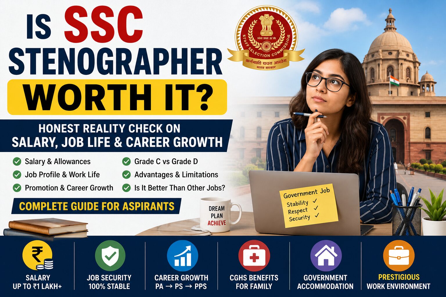 Is SSC Stenographer Worth It