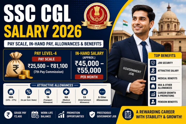 SSC CGL Salary 2026