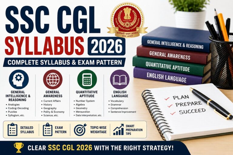 SSC CGL Syllabus 2026