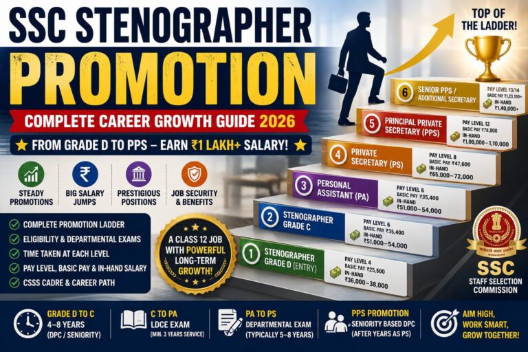 SSC Stenographer Promotion
