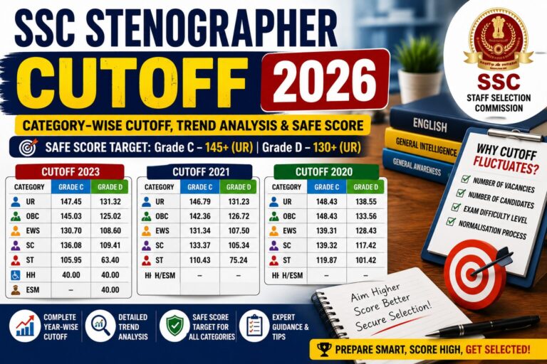 SSC Stenographer Cutoff
