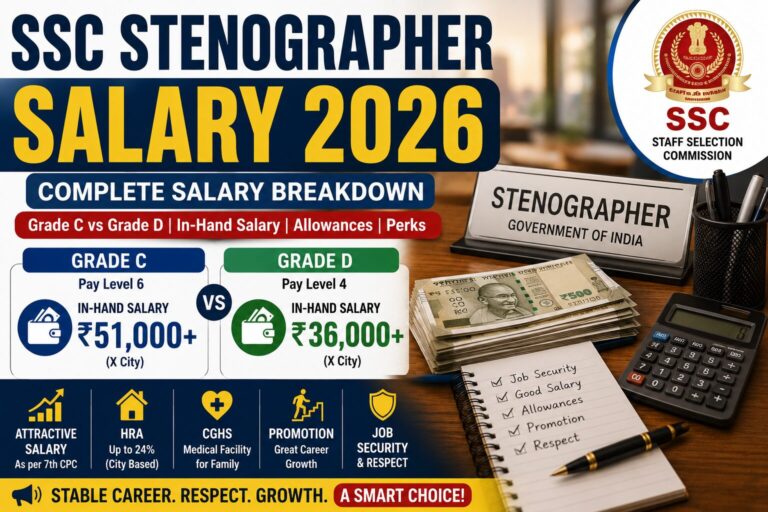 SSC stenographer salary