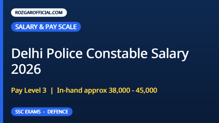 Delhi Police Constable Salary 2026