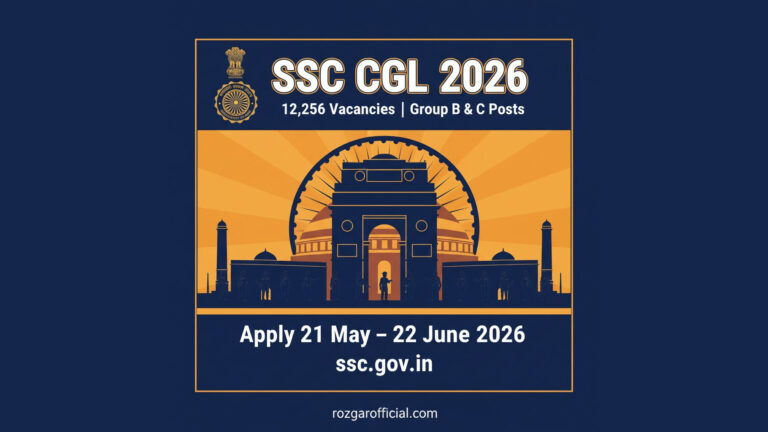 SSC CGL 2026 Notification – 12,256 Group B & C Vacancies Apply Online