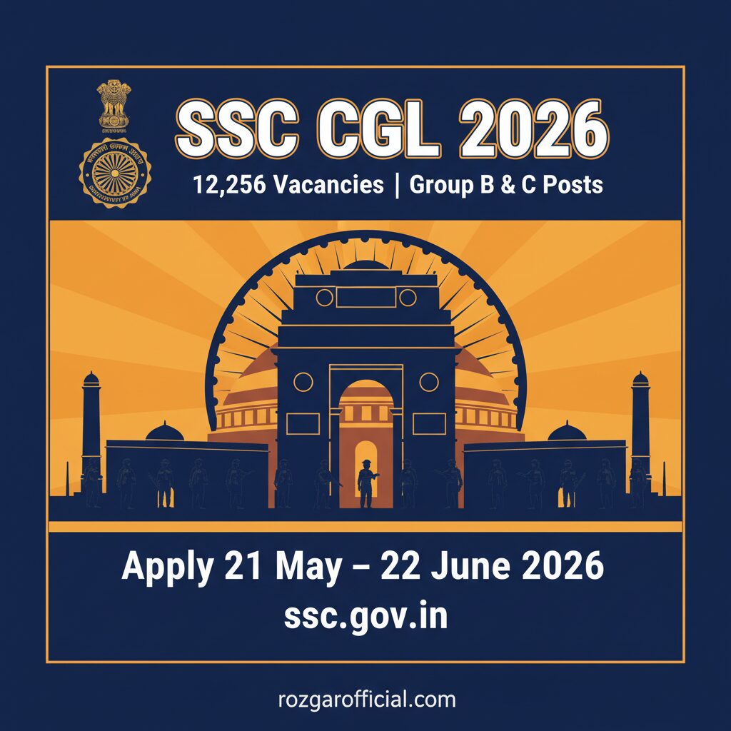 SSC CGL 2026 Notification – 12,256 Group B & C Vacancies Apply Online