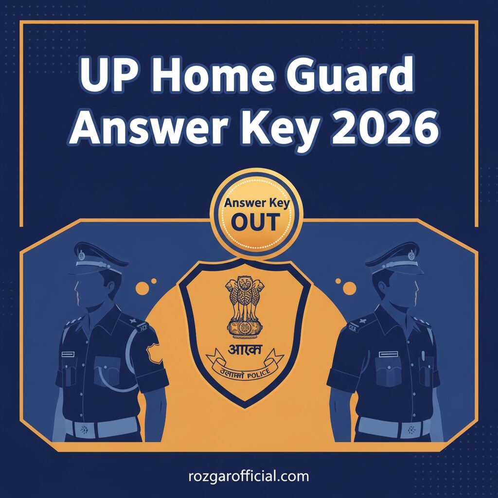 UP Home Guard Answer Key 2026 Download