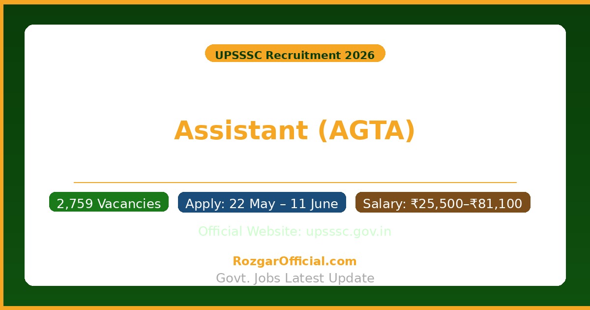 upsssc agriculture technical assistant
