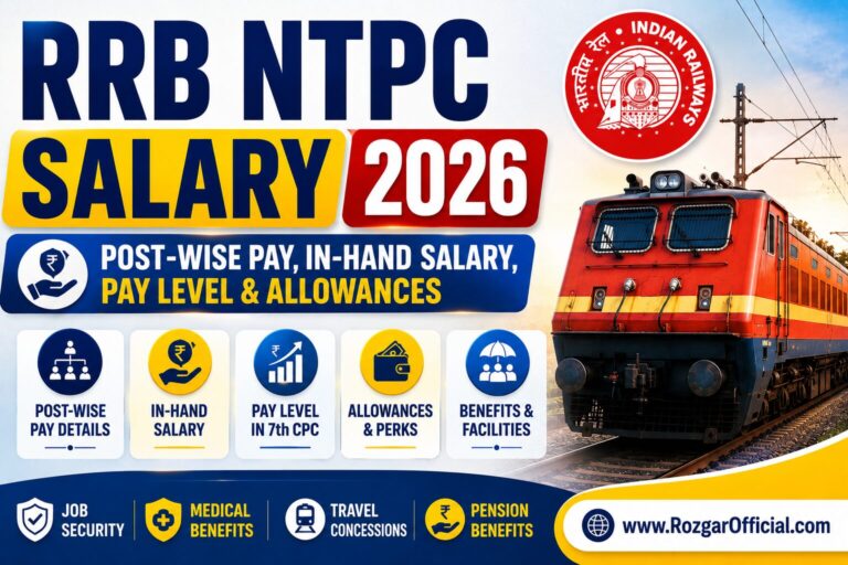 RRB NTPC Salary 2026 – Post-Wise Pay, In-Hand Salary, Pay Level & Allowances, sarkariresult