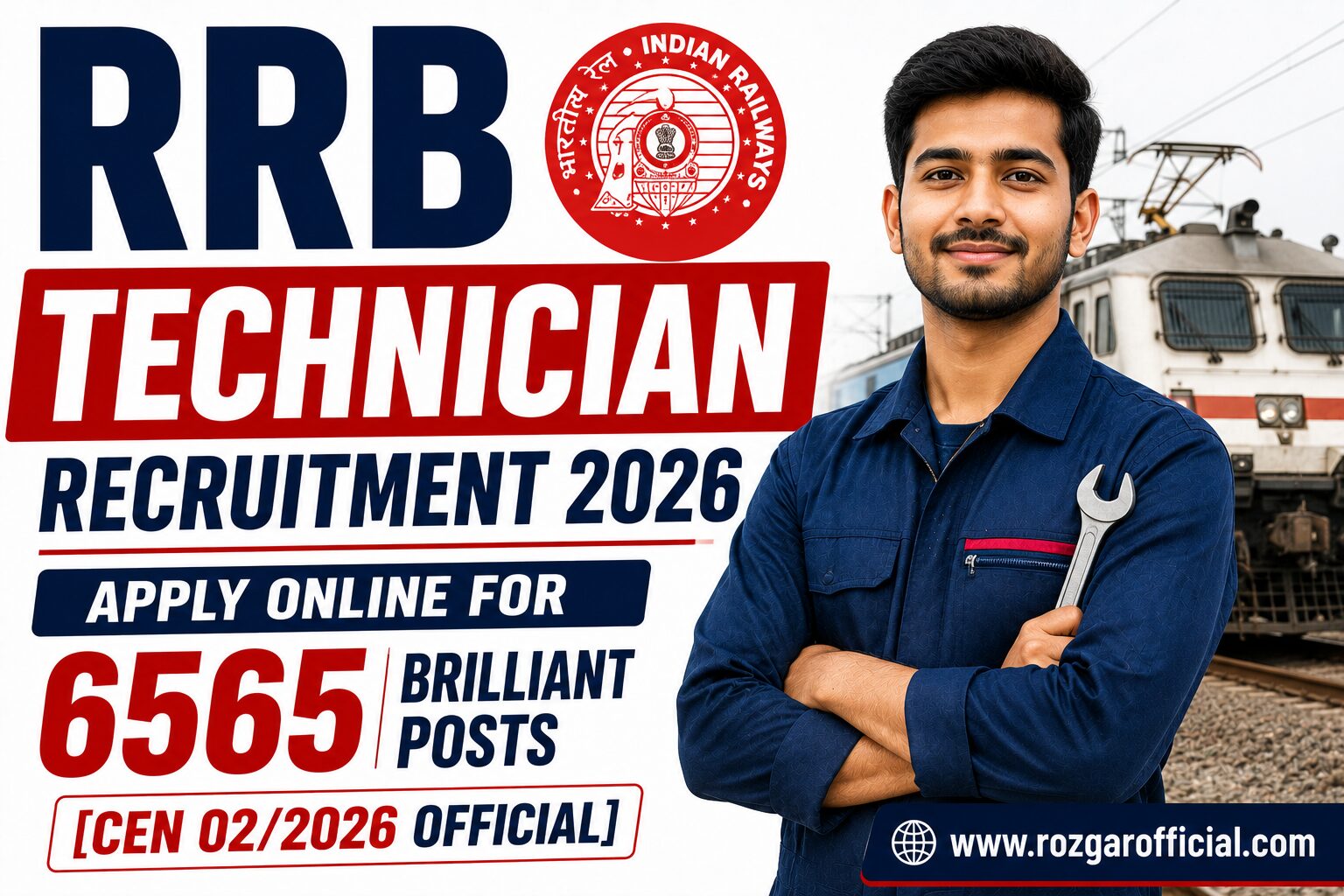 RRB Technician Recruitment 2026, SarkariResult, RozgarOfficial