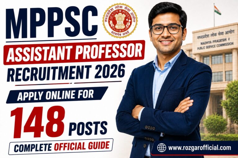 MPPSC Assistant Professor Recruitment 2026, SarkariResult, RozgarOfficial.com