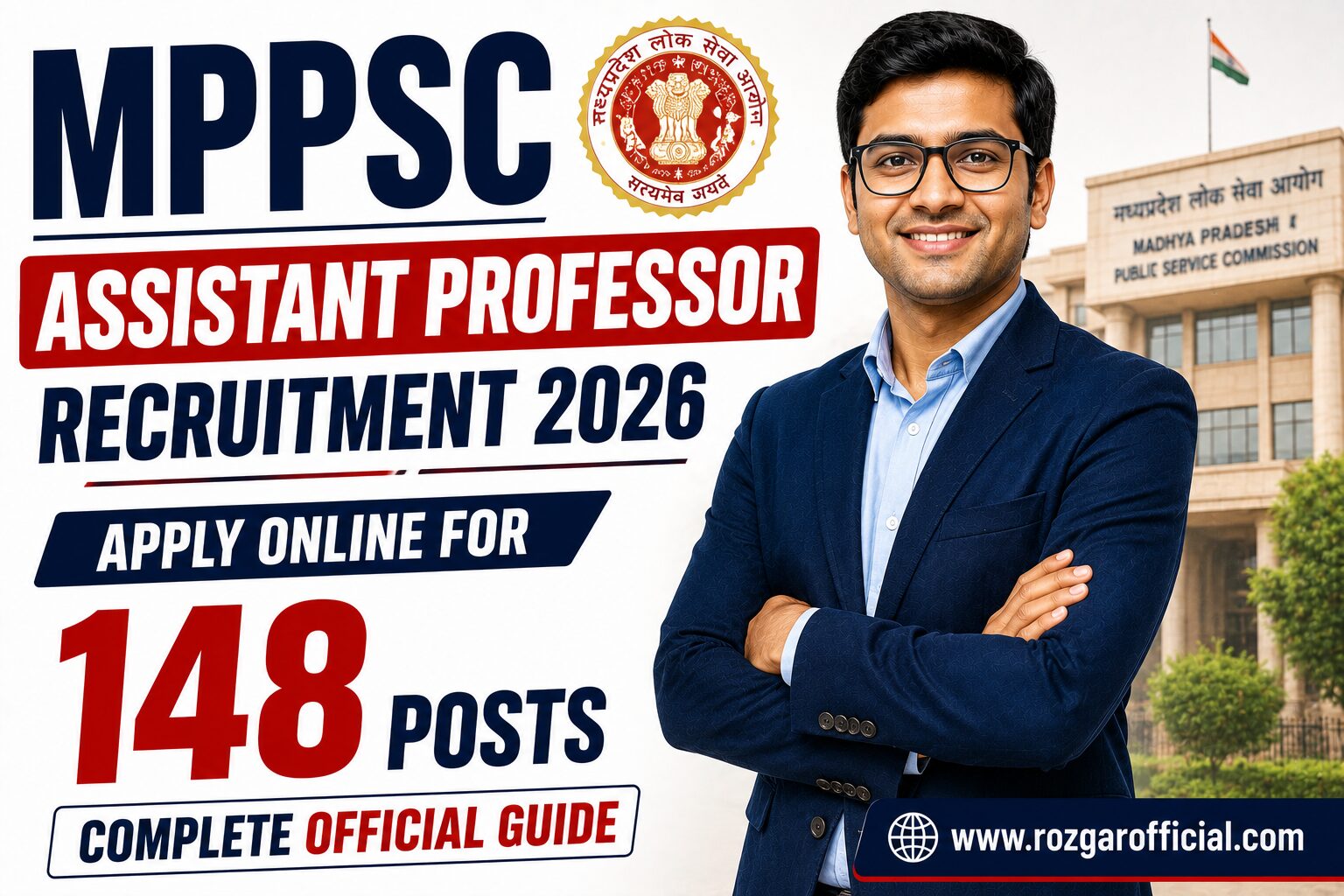 MPPSC Assistant Professor Recruitment 2026, SarkariResult, RozgarOfficial.com