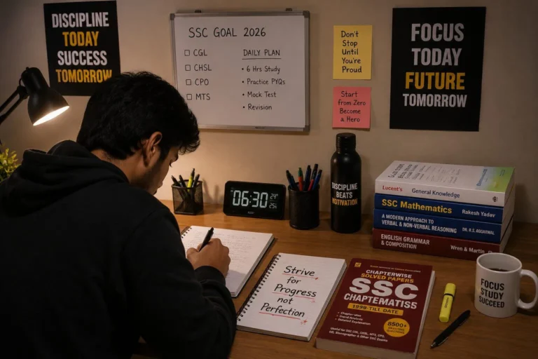 How to start SSC preparation from zero – beginner study setup