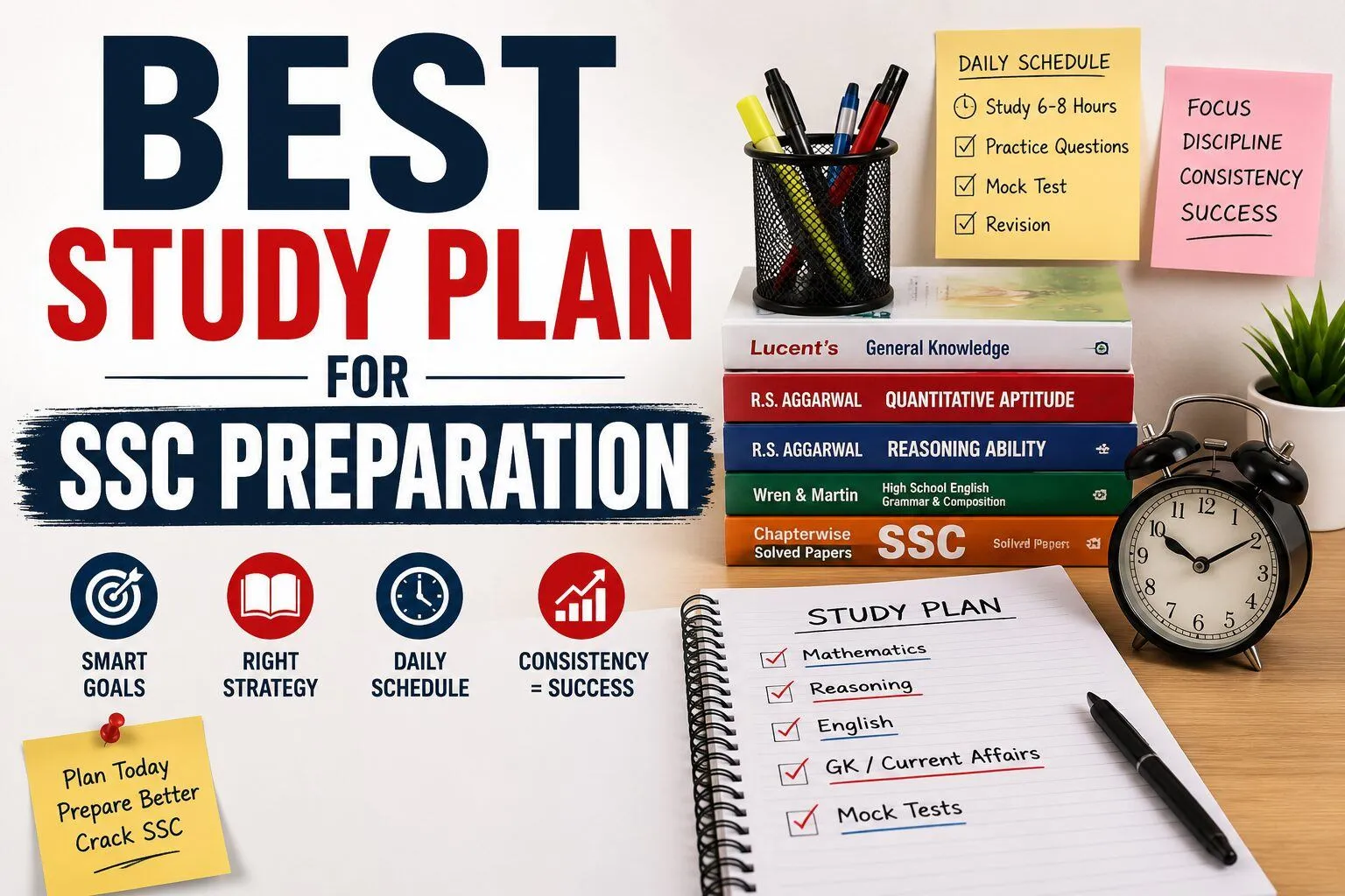 Best Study Plan For SSC Preparation