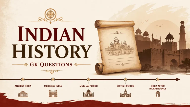 100 Easy General Knowledge Questions and Answers History GK questions and answers History