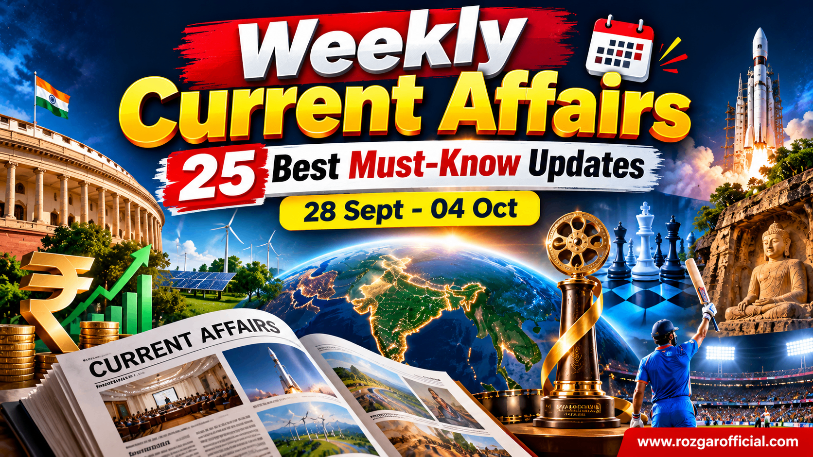 Weekly Current Affairs: 25 Best Must-Know Updates